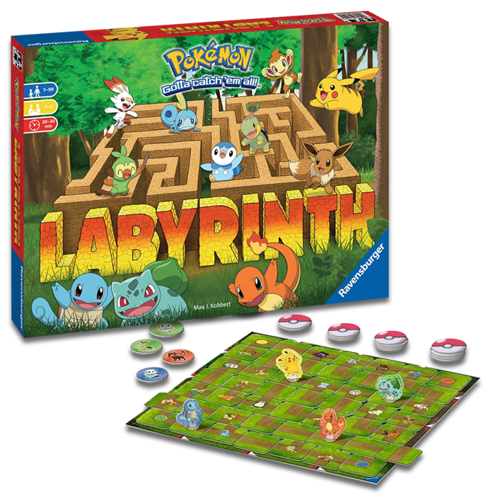 jeu de société pokémon labyrinth visuel produit