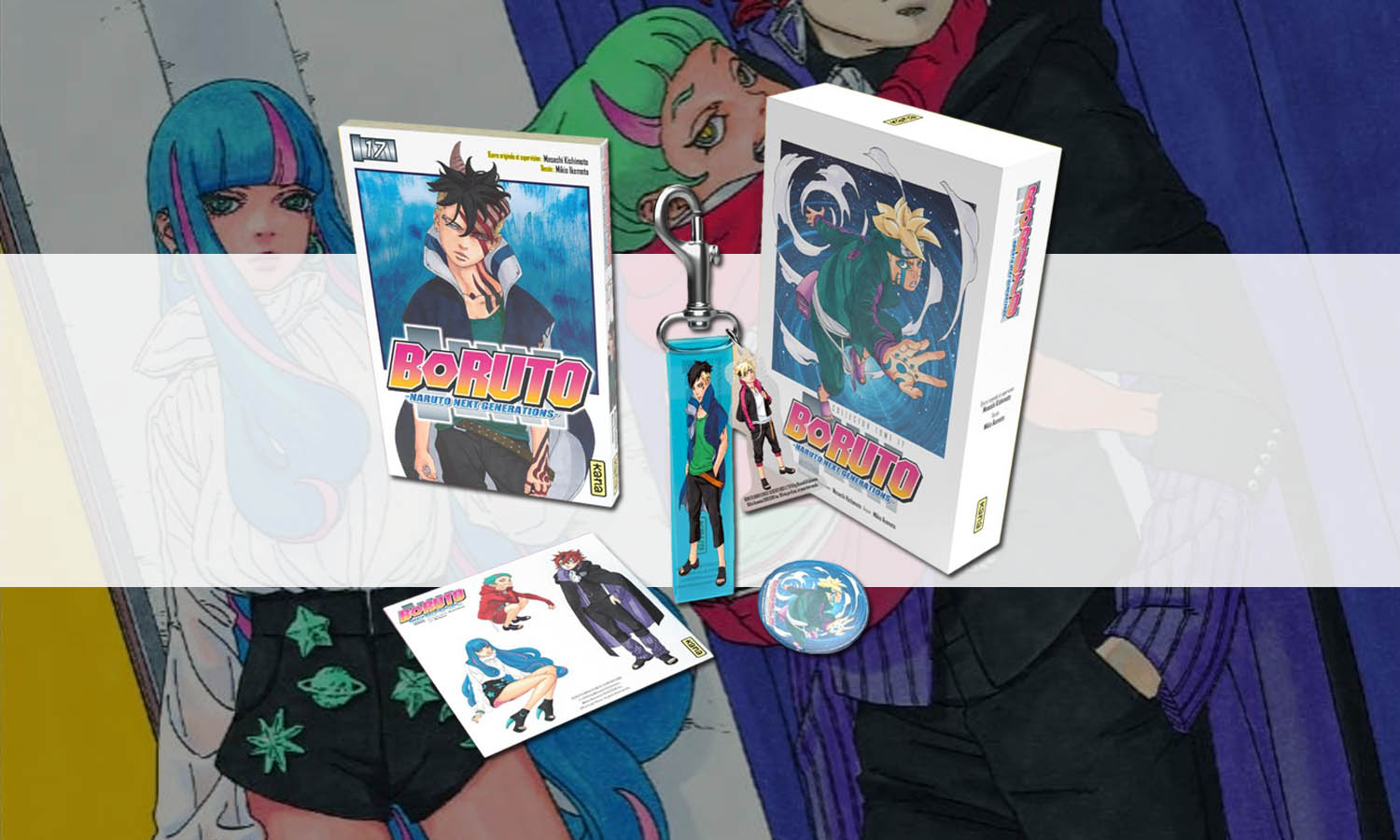 SLIDER Boruto Naruto next generations Tome 17 Collector visuel definitif