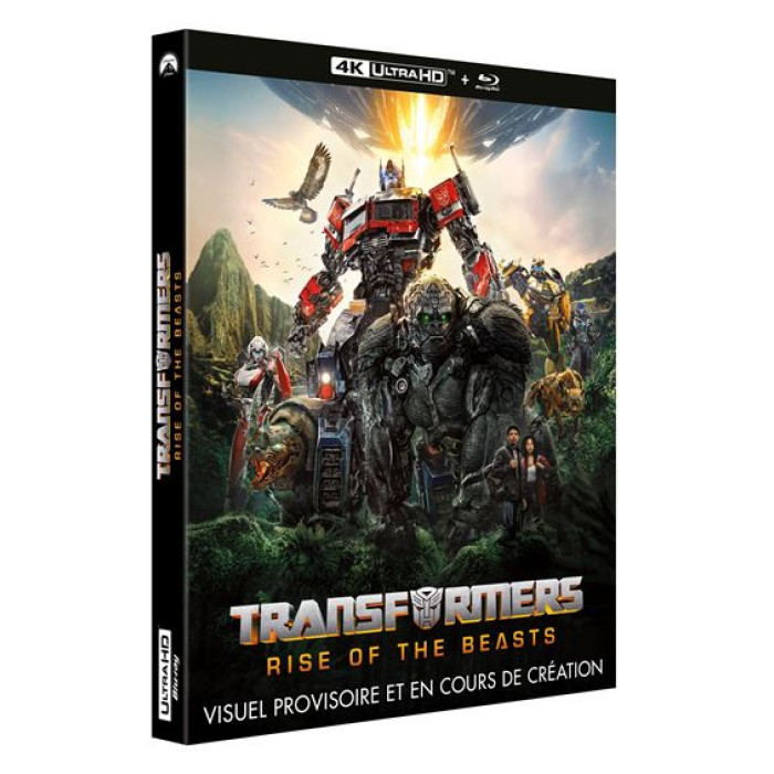 transformers rise of the beasts blu ray 4k visuel produit