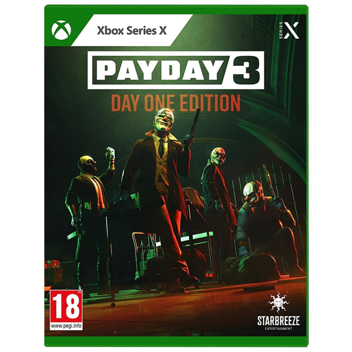 PAYDAY 3 day one edition xbox series visuel produit