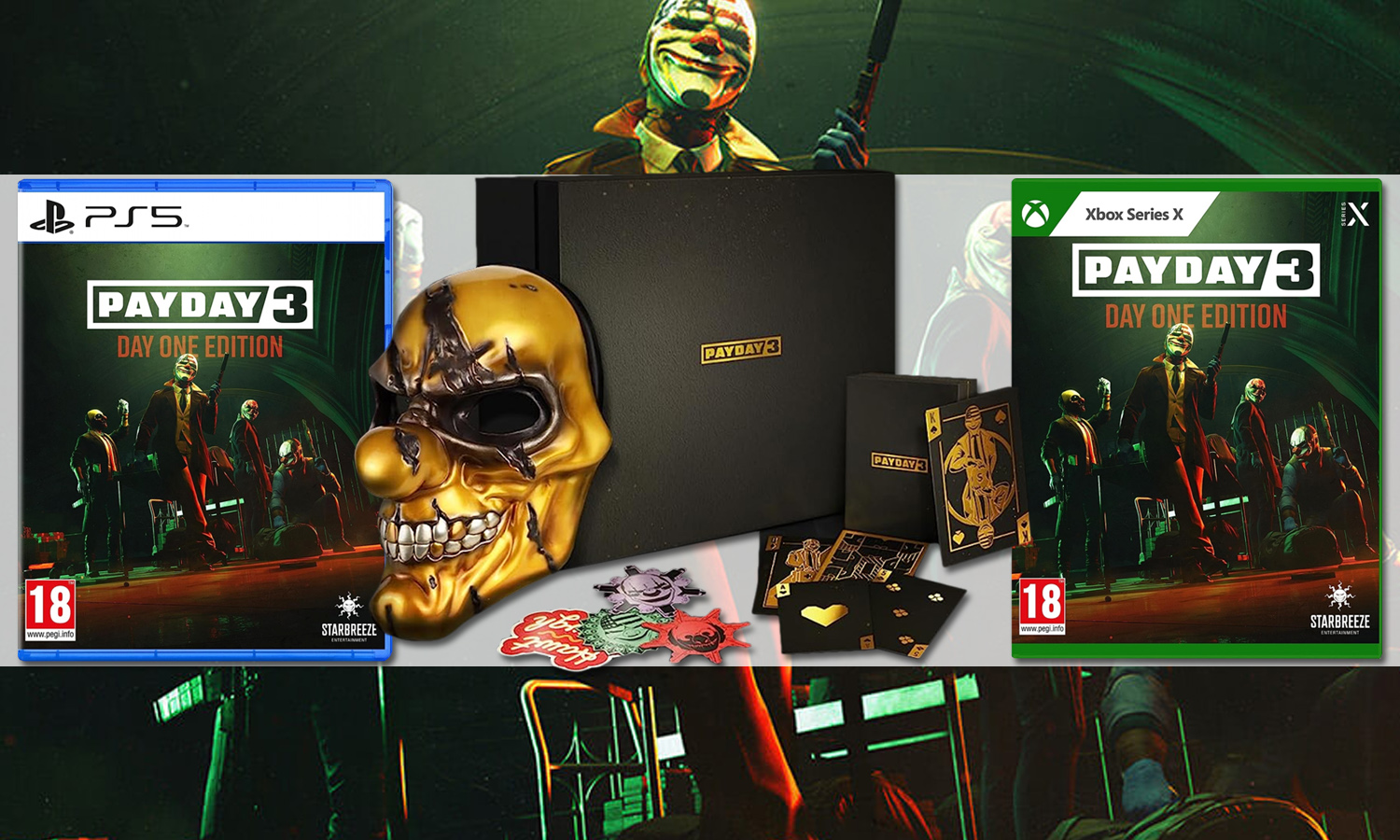 slider payday 3 day one edition et collector multi