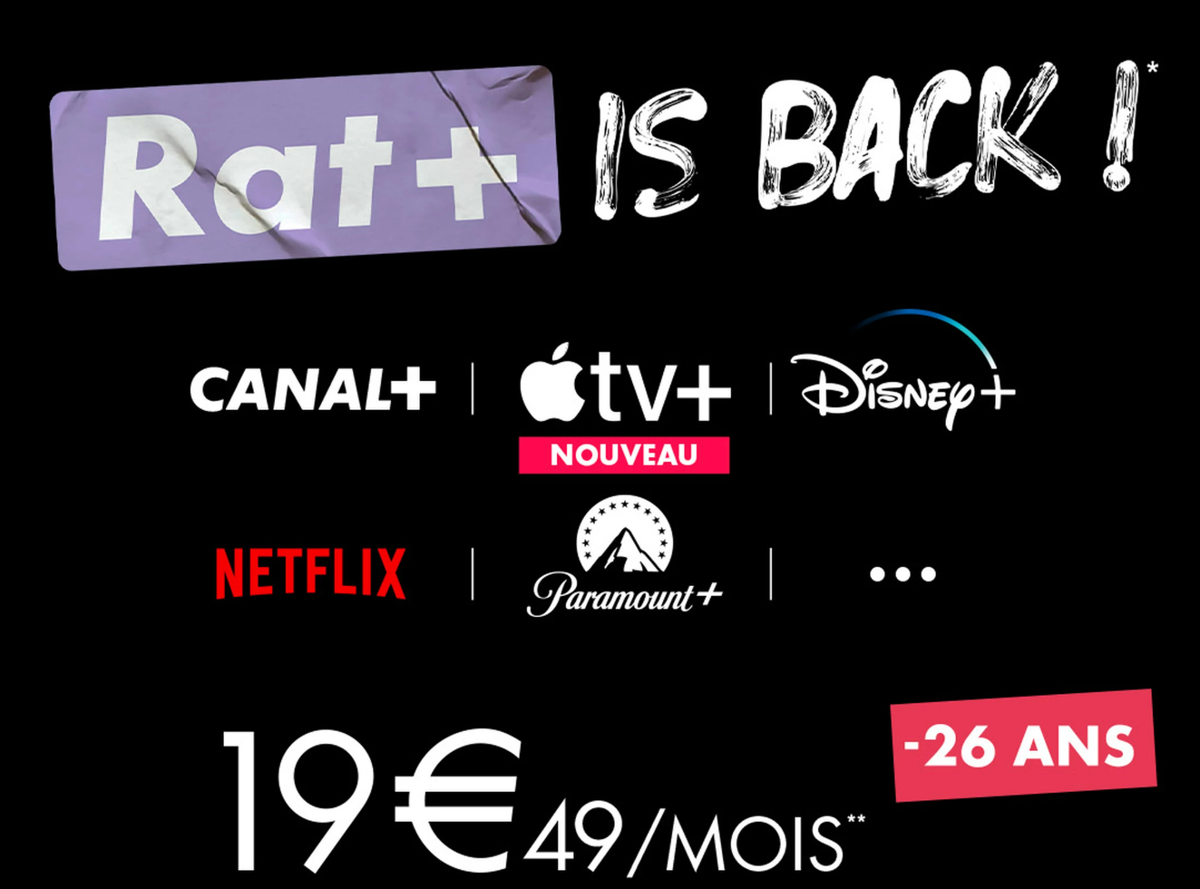 rat is back offre