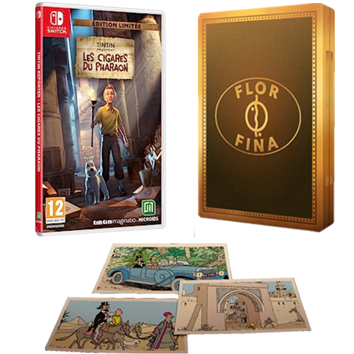 Tintin Reporter Les Cigares du Pharaon edition limitée switch visuel produit