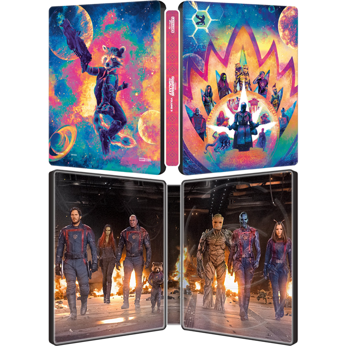 gardiens de la galaxie 3 4K steelbook visuel produit US