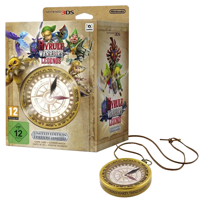 zelda hyrule warriors 3ds avec boussole visuel produit