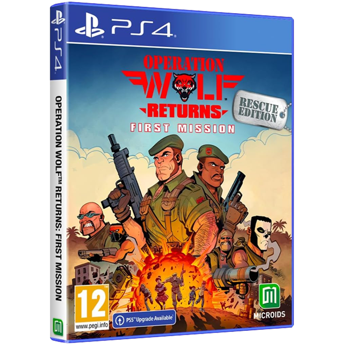 operation wolf first mission ps4 visuel produit