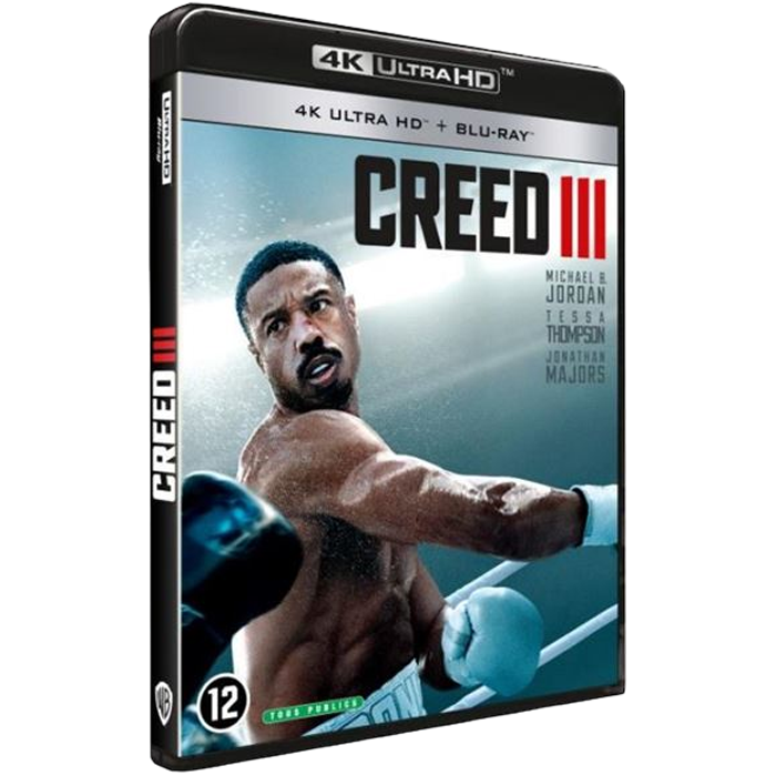 creed 3 blu ray 4k visuel produit