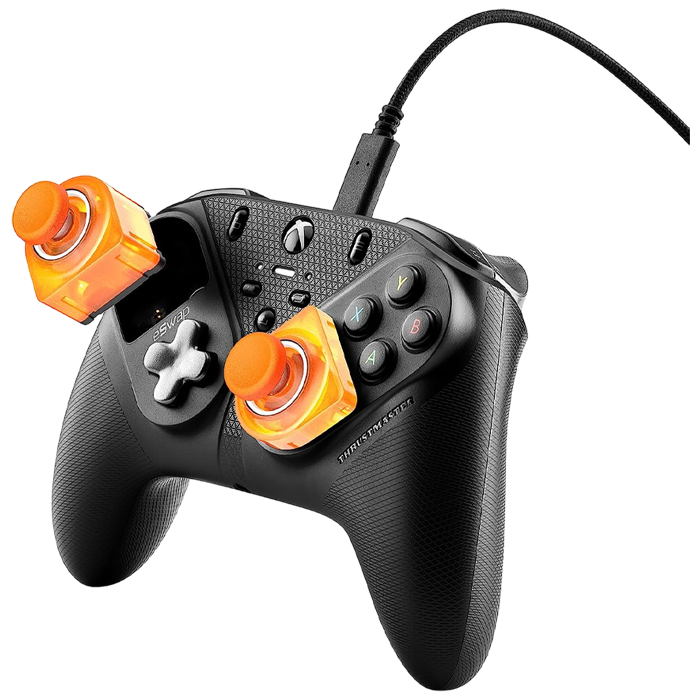 thrustmaster eswap s pro led orange crystal limited xbox visuel produit