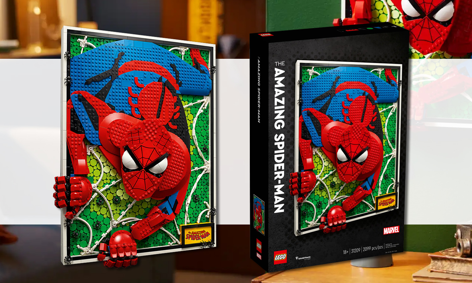 slider set lego amazing spider man 31209