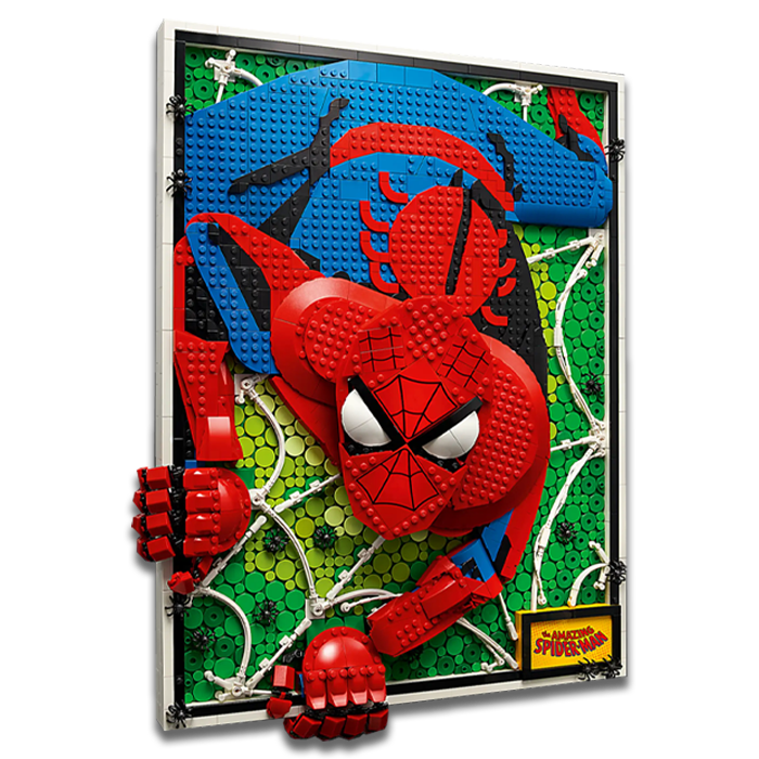 deco murale lego amazing spider man visuel produit 31209
