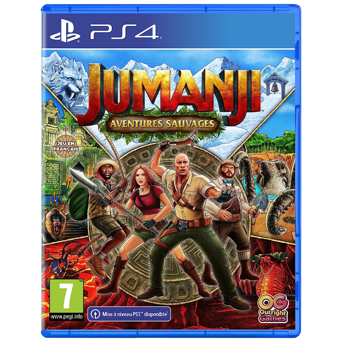 jumanji aventures sauvages ps4 visuel produit