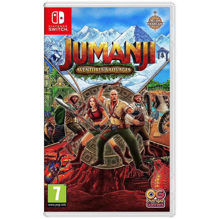 jumanji aventures sauvages switch visuel produit