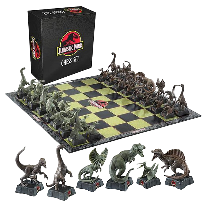 echiquier jurassic park the noble collection visuel produit