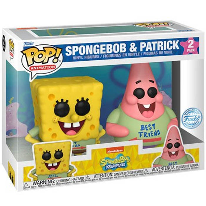 Funko Pop Bob Leponge et Patrick visuel produit
