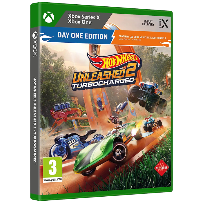hotwheels unleashed 2 turbocharged day one xbox visuel produit