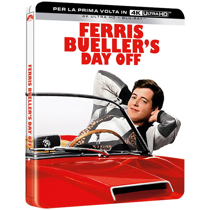 folle journée de ferris bueller blu ray 4k steelbook visuel produit italien