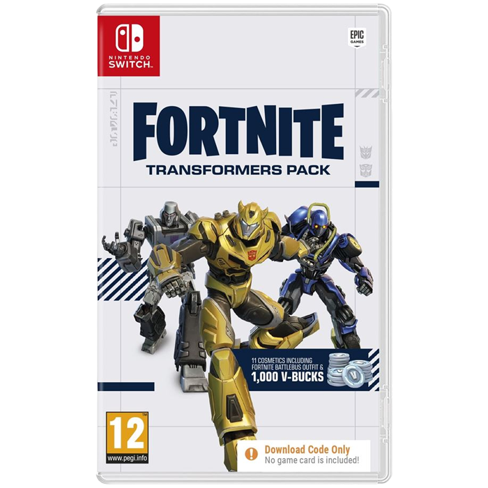 Fortnite Pack Transformers switch code telechargement visuel produit