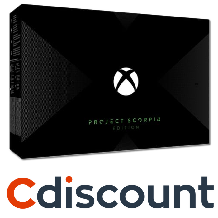 xbox one X scorpio cdiscount