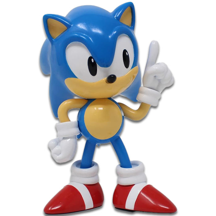 figurine résine 14 cm sonic visuel produit