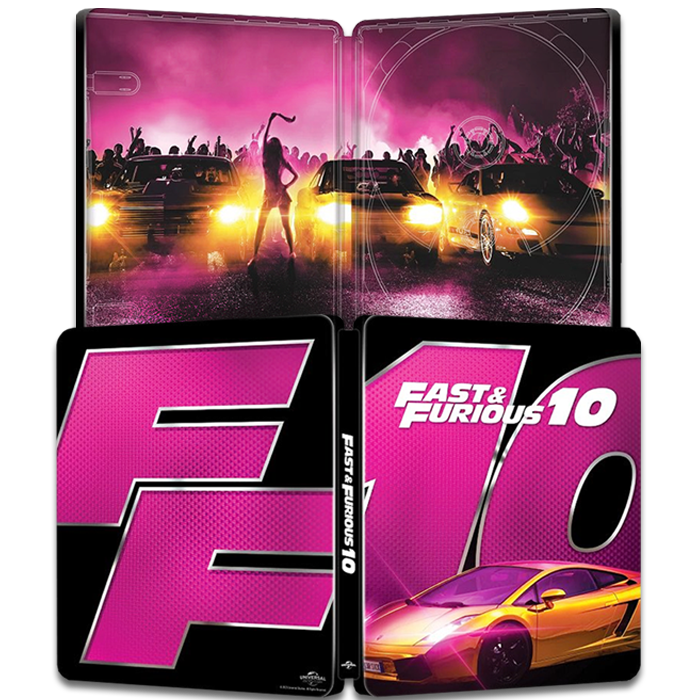 fast and furious 10 4k steelbook visuel produit définitif
