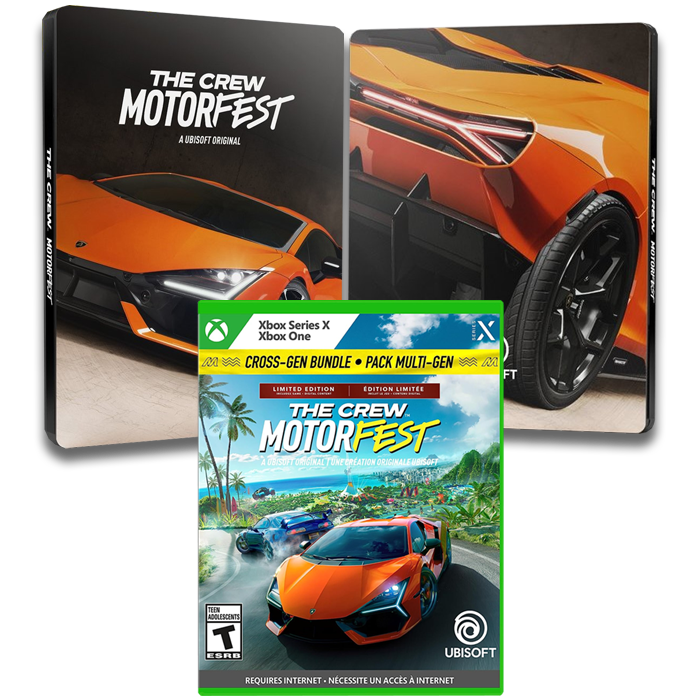 the crew motorfest ps5 steelbook visuel produit cross bundle series x