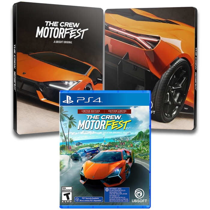 the crew motorfest ps5 steelbook visuel produit ps4