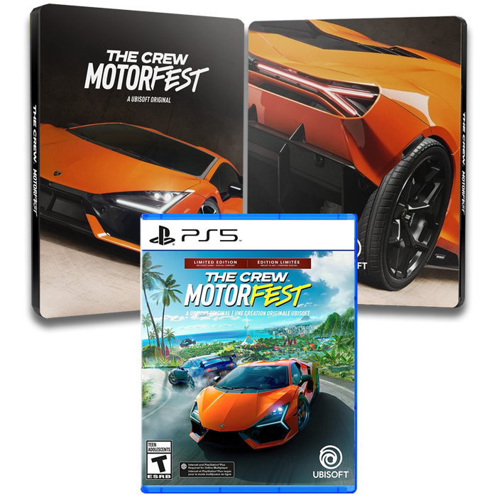 the crew motorfest ps5 steelbook visuel produit ps5