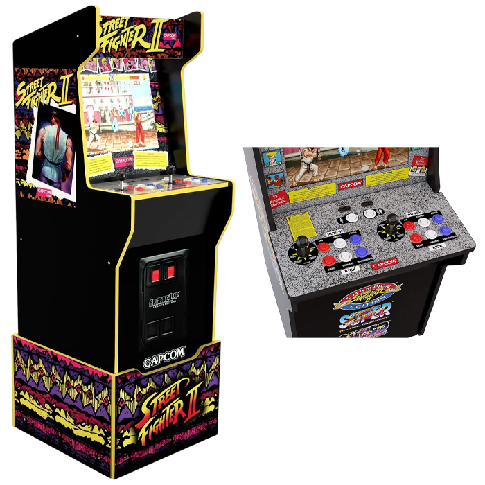 Borne arcade Street Fighter Rehausseur visuel produit