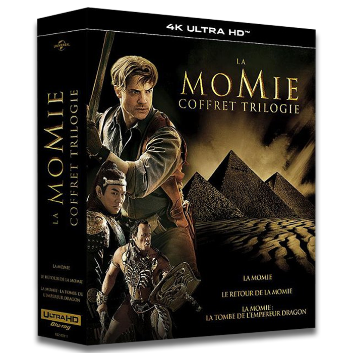 trilogie momie blu ray 4k visuel produit