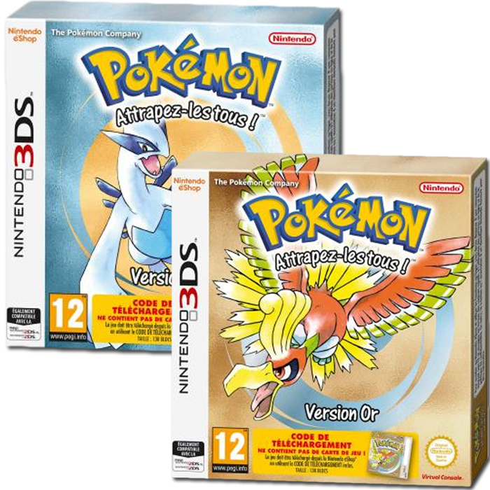 Pokemon Or et argent sur Nintendo 3DS