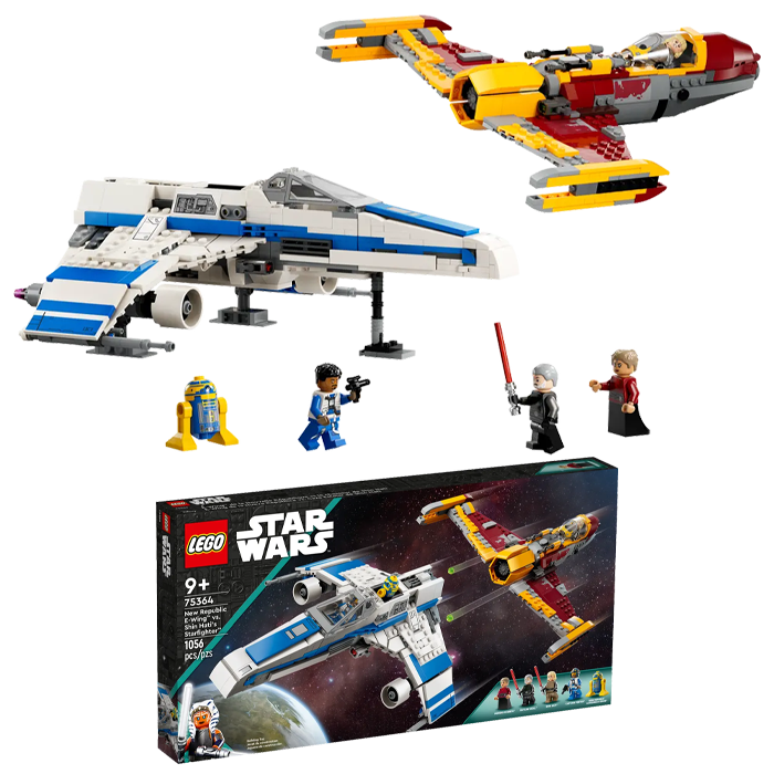 lego star wars e wing contre chasseur shin hati 75364 visuel produit