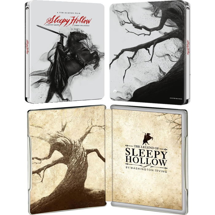 Sleepy Hollow Steelbook Blu ray 4K visuel produit UK