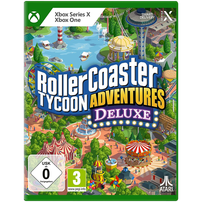 rollercoaster tycoon adventures deluxe xbox visuel produit