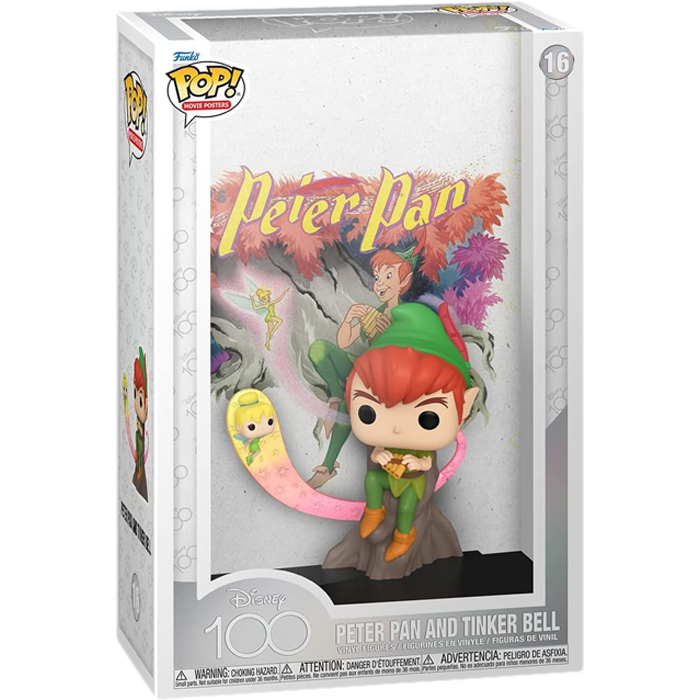 Funko Pop Movie Poster Peter Pan et Clochette visuel produit