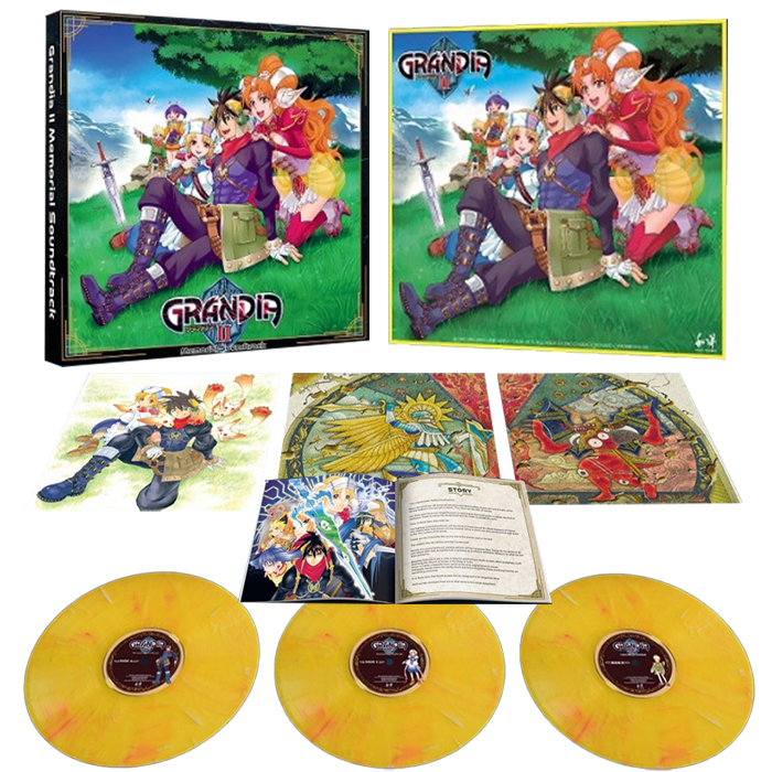 vinyles jaunes grandia 2 wayo records visuel produit