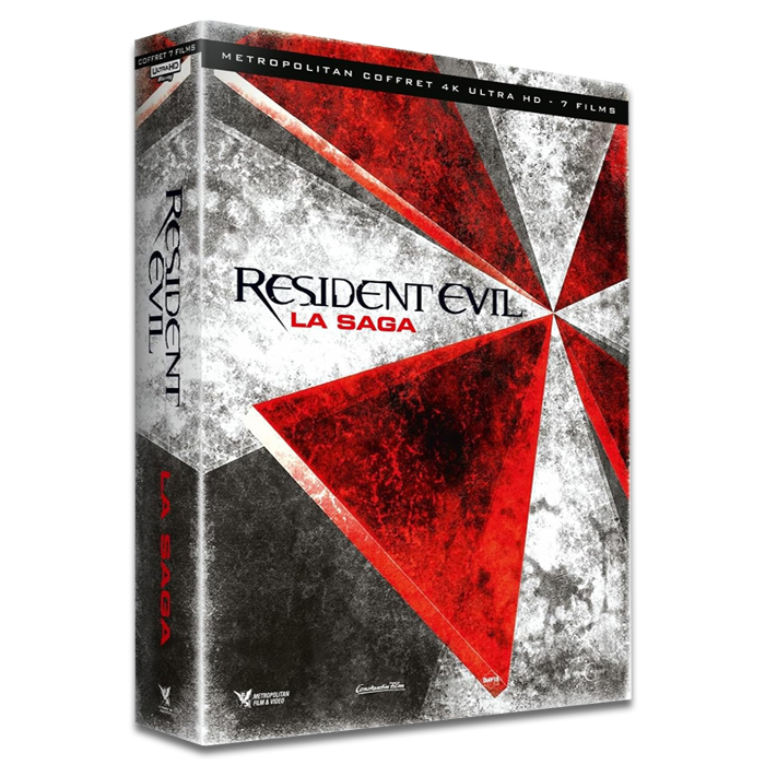 resident evil integrale 7 films 4k saga visuel produit