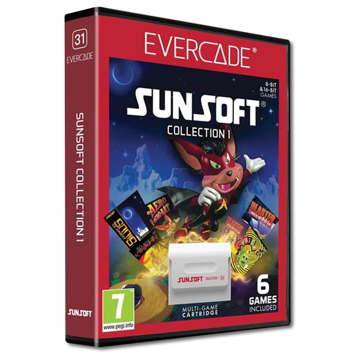 cartouche 31 blaze evercade sunsoft collection visuel produit