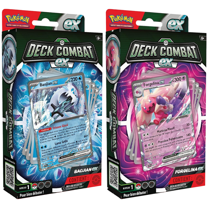pokemon deck baojian ex forgelina ex visuel produit