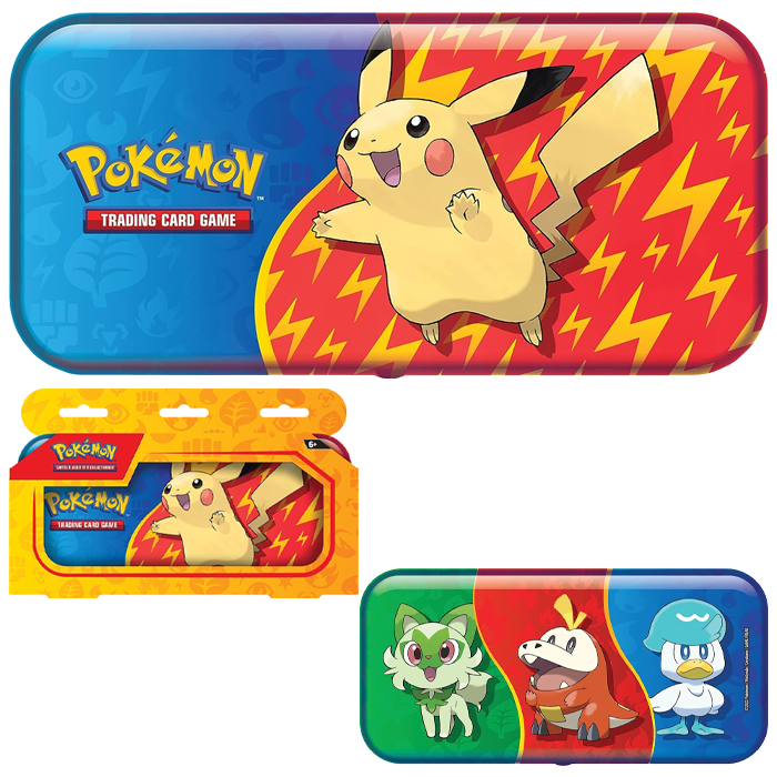 pokemon pack plumier pikachu 2 boosters visuel produit