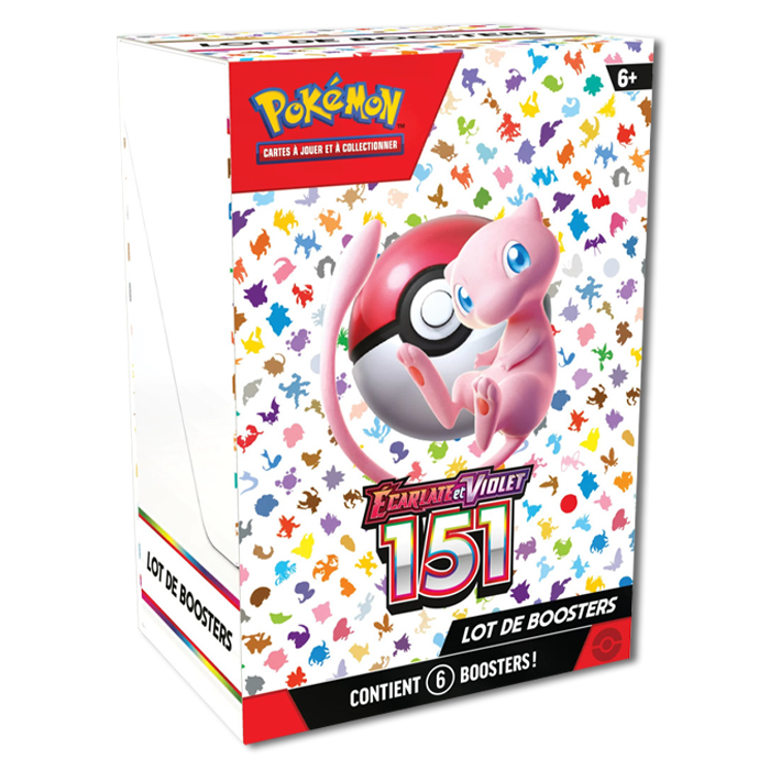 Pokemon 151 EV3.5 Bundle de 6 boosters VISUEL PRODUIT