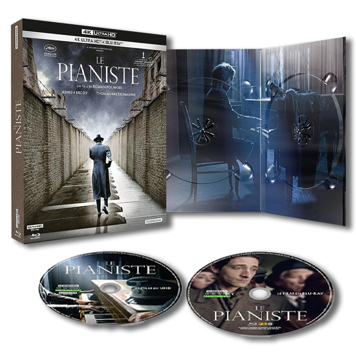 le pianiste blu ray 4k visuel produit