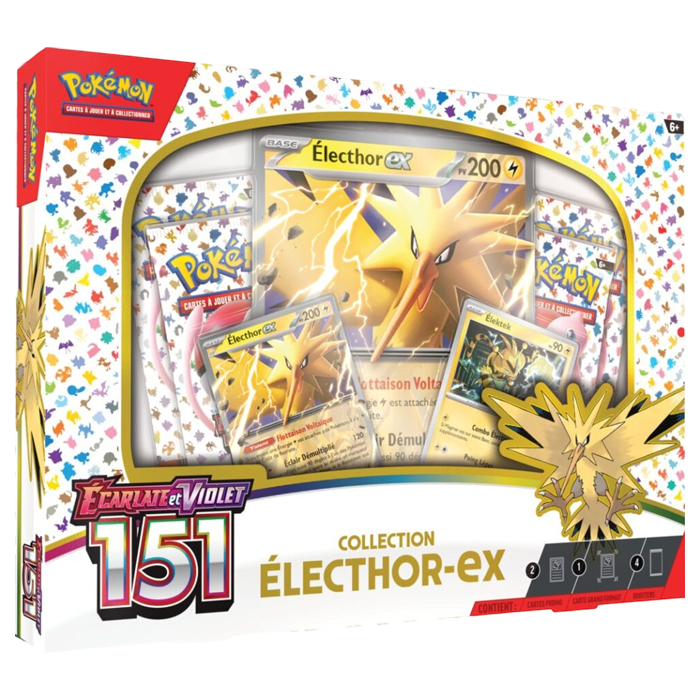 coffret pokemon ecarlate violet 151 electhor ex visuel produit