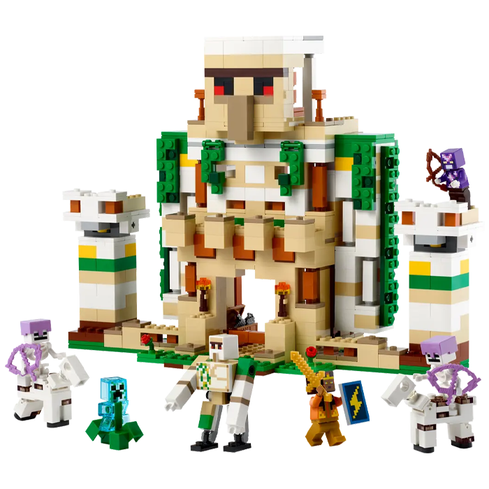 lego minecraft la forteresse du golem de fer 21250 visuel produit