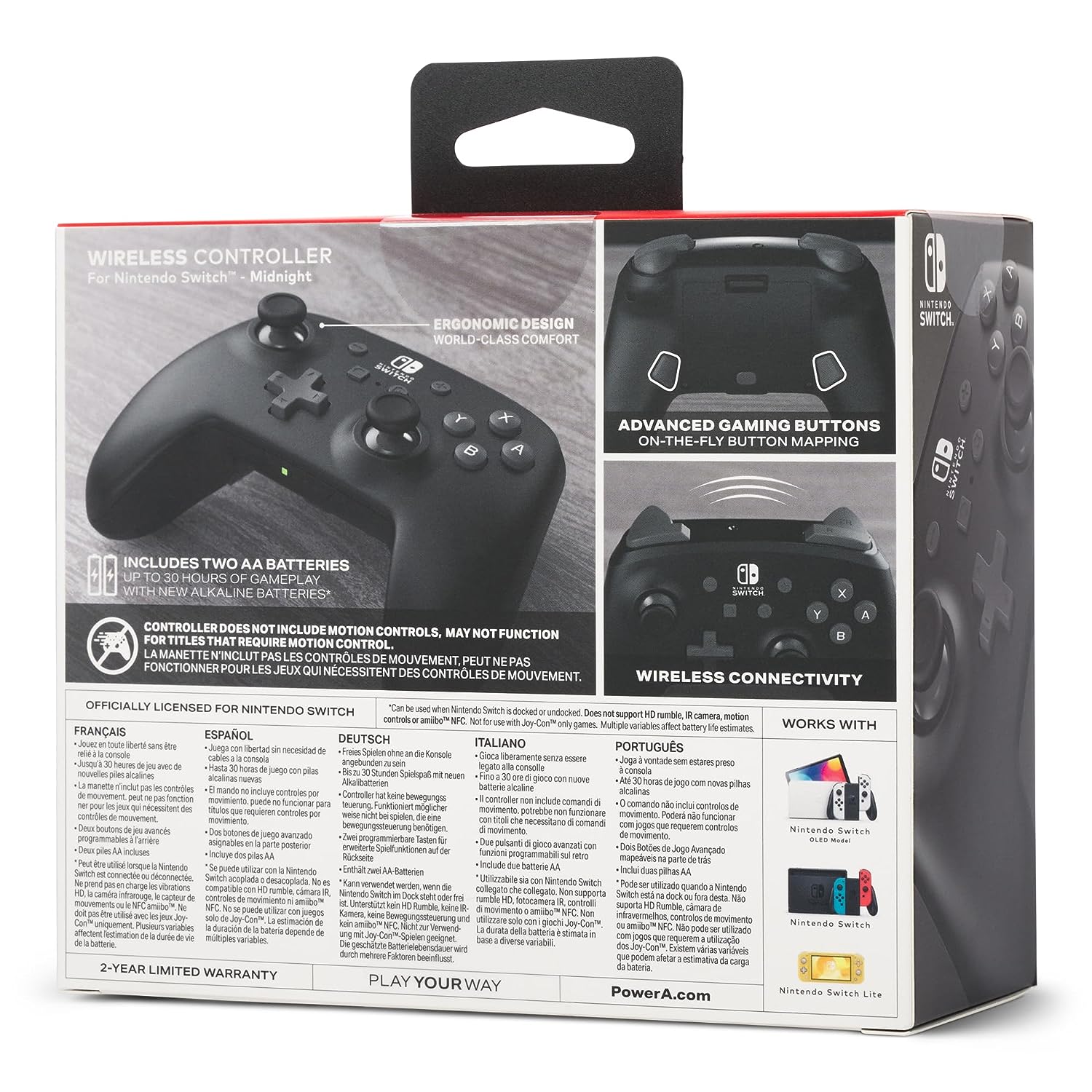 visuel switch power a midnight black 1