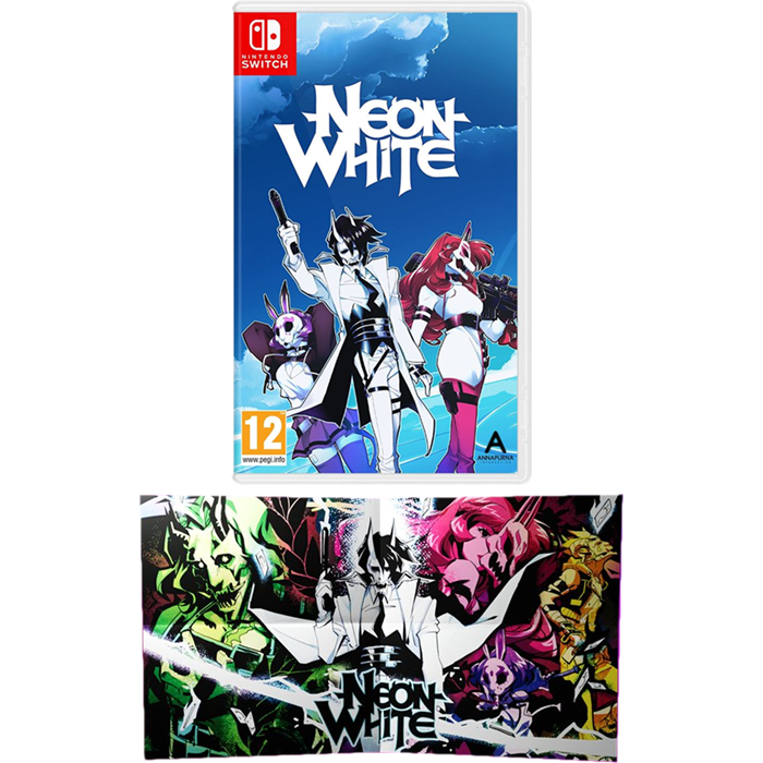 neon white switch poster visuel produit