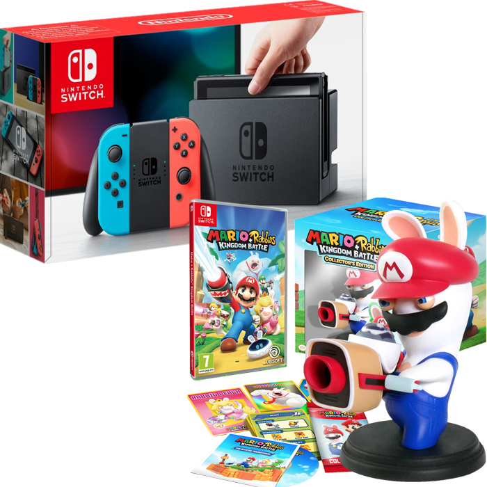 bon plan pack nintendo Switch Mario et Les Lapins Crétins Kingdom Battle Collector
