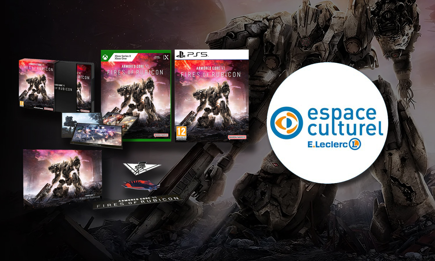 slider armored core ps5 xbox series launch edition leclerc