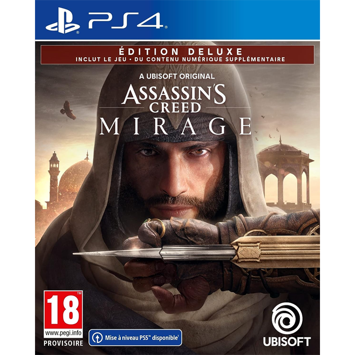assassin's creed mirage deluxe ps4 edition visuel definitif produit