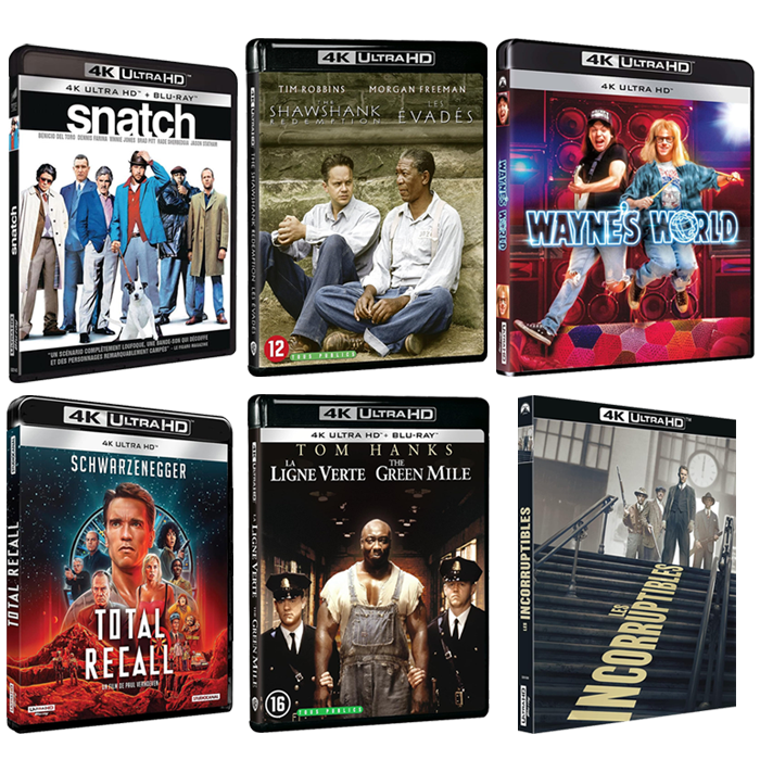 2 Blu Ray 4K pour 24,99 euros parmi une sélection Amazon 19 08 23 visuel produit