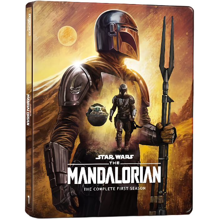 the mandalorian saison 1 blu ray steelbook 4k visuel produit